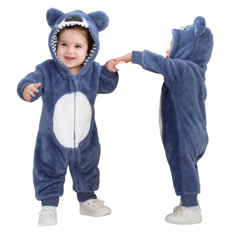 TONWHAR Toddler Kids Halloween Cosplay Costume Koala Inspired Romper for Baby23TBlue Koala - Image 2