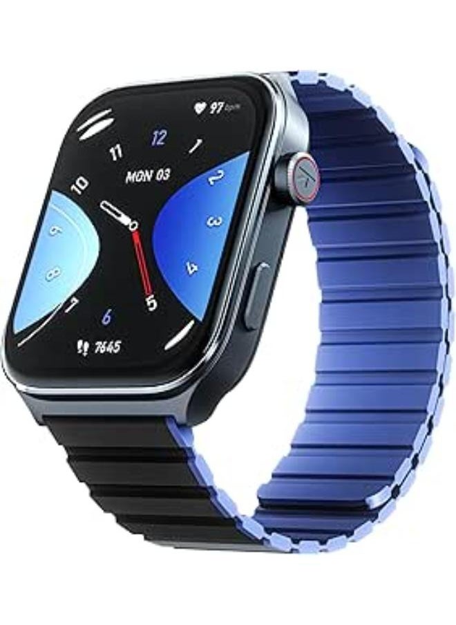 KIESLECT - Kieslect Ks2 Smart Watch 2.01 Inch midnight blue with Strap Color Black/Blue + Black - Image 1