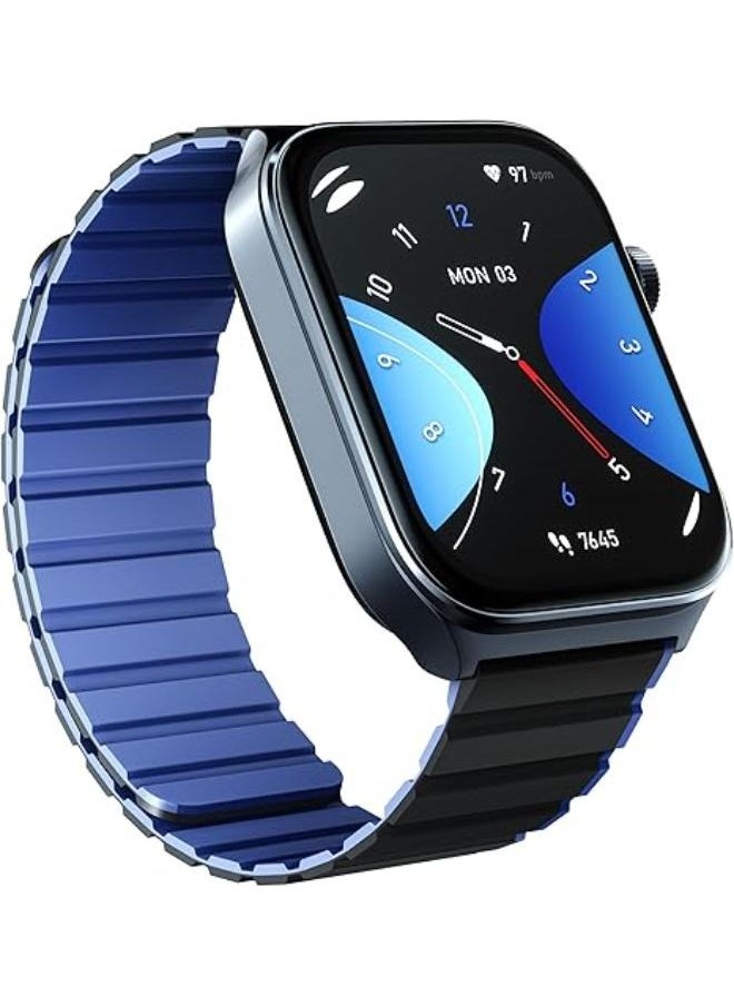 KIESLECT - Kieslect Ks2 Smart Watch 2.01 Inch midnight blue with Strap Color Black/Blue + Black - Image 1