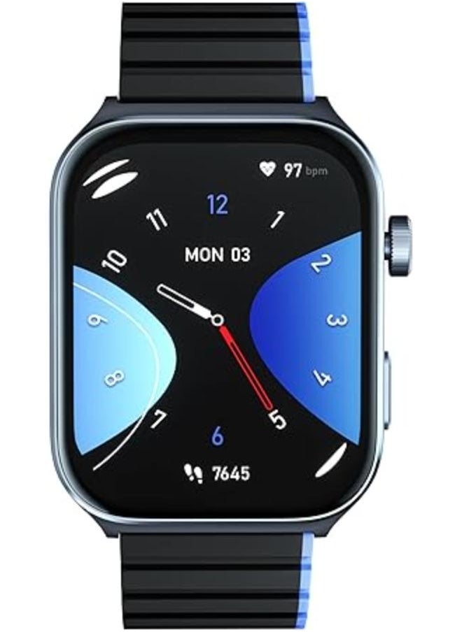 KIESLECT - Kieslect Ks2 Smart Watch 2.01 Inch midnight blue with Strap Color Black/Blue + Black - Image 1