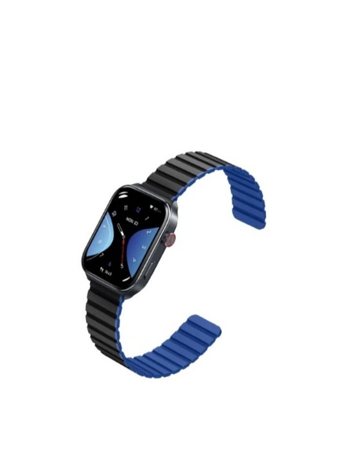 KIESLECT - Kieslect Ks2 Smart Watch 2.01 Inch midnight blue with Strap Color Black/Blue + Black - Image 1