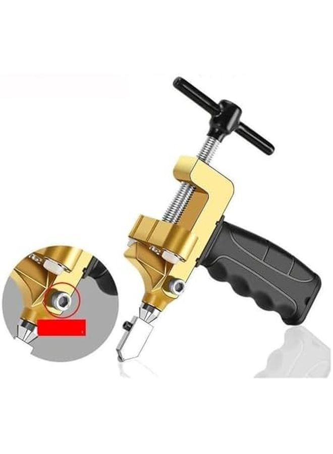 أداة قطع البلاط المحمولة متعددة الوظائف مع عجلة كربيد للسيراميك والزجاج والخزف - Image 4