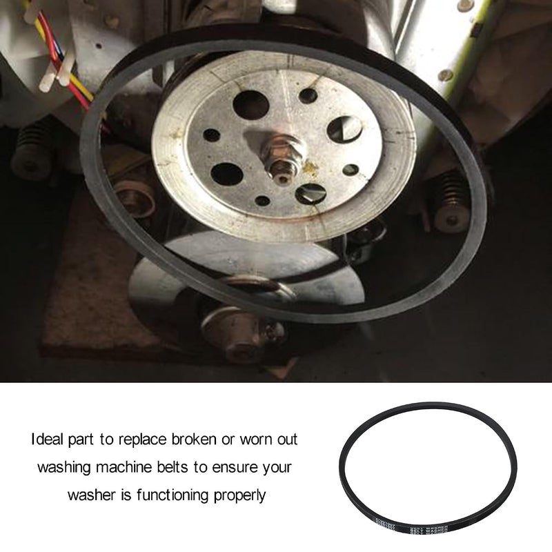 Walmine 27001007 Black Rubber Washer Drive Belt Replacement for Amana,Replaces WP27001007 37820 40053602 - Image 4