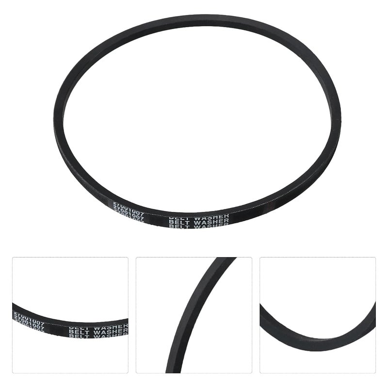 Walmine 27001007 Black Rubber Washer Drive Belt Replacement for Amana,Replaces WP27001007 37820 40053602 - Image 3