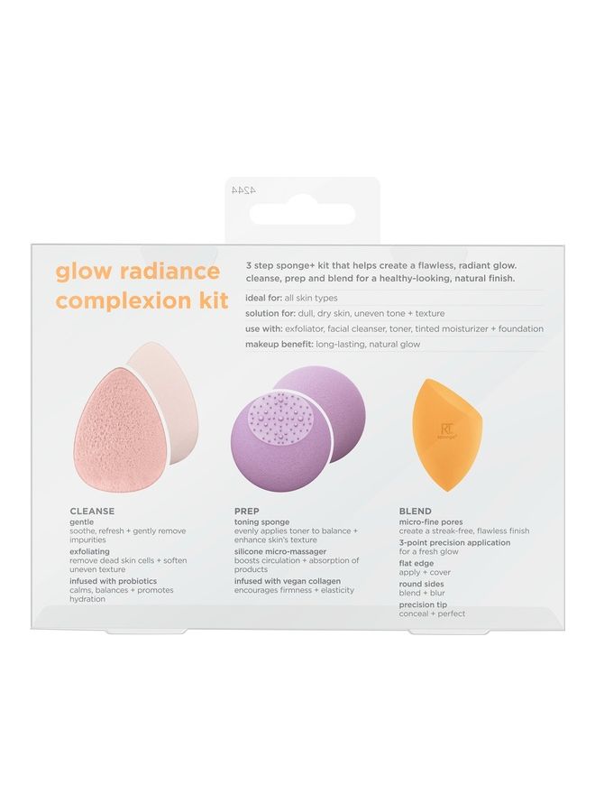 REAL TECHNIQUES Glow Radiance Complexion Kit Multicolour - Image 4