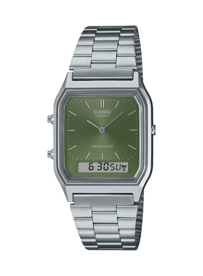 Casio AQ-230A-3AMQYDF  Men's Digital - Analog, Casual Watch - Image 1