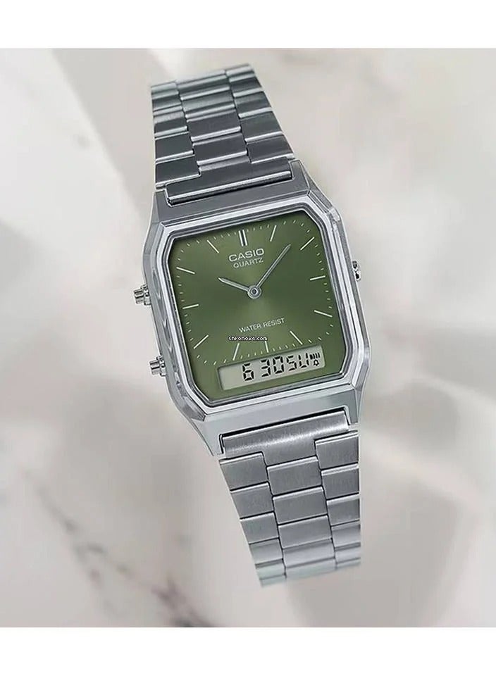 Casio AQ-230A-3AMQYDF  Men's Digital - Analog, Casual Watch - Image 2