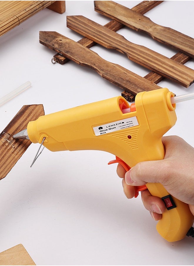 LAWAZIM Glue Gun - 110–220V - BS Plug Corded Hot Melt Glue Gun with Fast Heating, On/Off Switch, Foldable Stand - Assorted Colors Sent Randomly (Color Not Selectable) – For DIY & Repairs  - Image 5