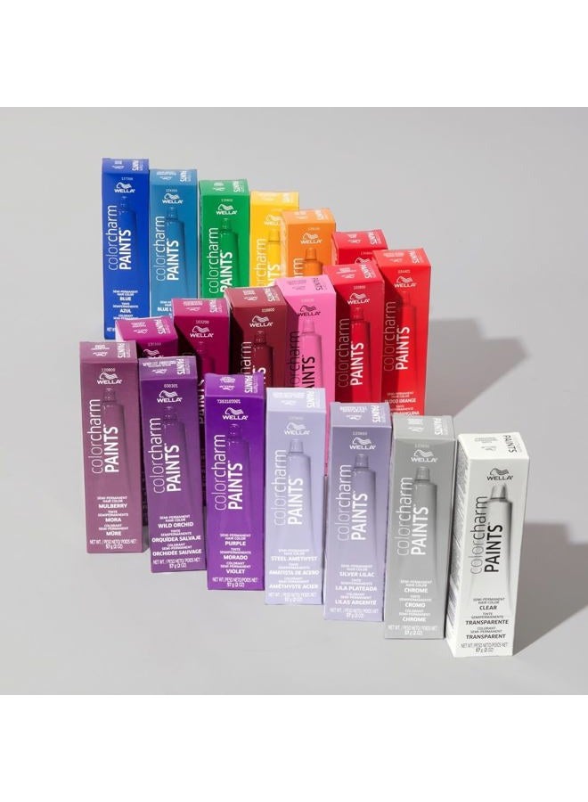 WELLA Color Charm صبغات COLORCHARM شبه دائمة لتلوين الشعر المؤقت | درجات قابلة للخلط | ليلك فضي | 2 أونصة سائلة - Image 4