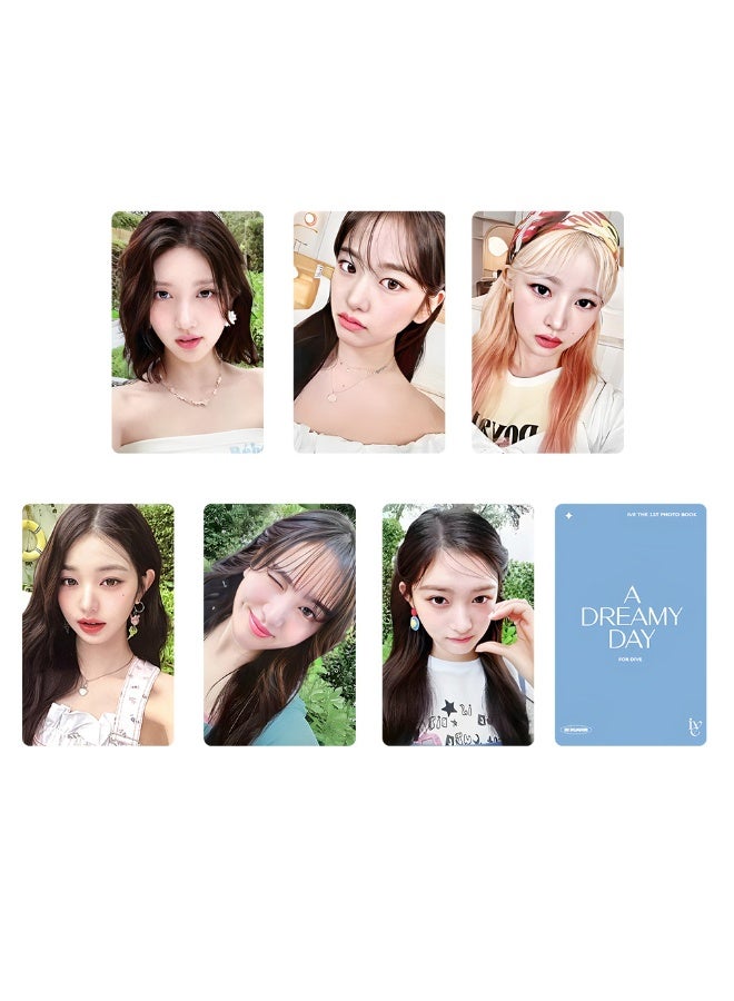 NIBEMINENT 6 Pcs Kpop IVE A DREAMY DAY Lomo Cards Card For Fans Collection Gifts - Image 1