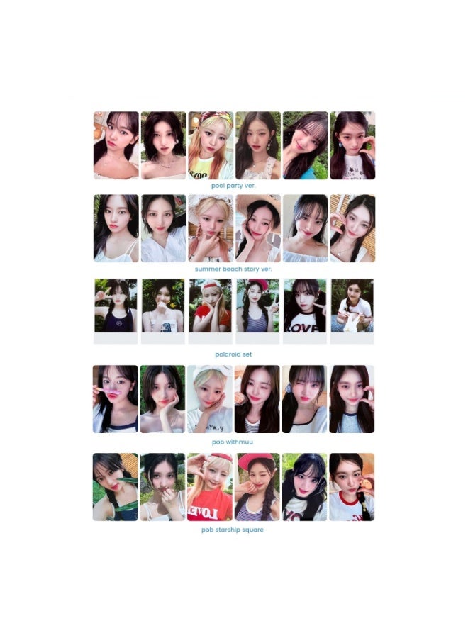 NIBEMINENT 6 Pcs Kpop IVE A DREAMY DAY Lomo Cards Card For Fans Collection Gifts - Image 3
