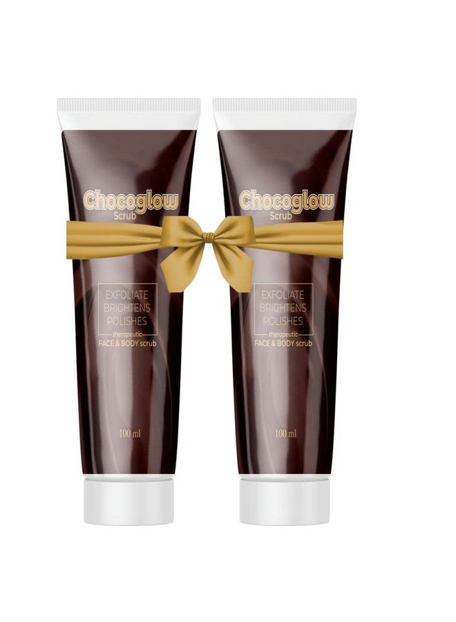Chocoglow Scrub Pack of 2 | Exfoliating | Face & Body Scrub | Polishing | Brightening | Chocolate Scrub | 100 Ml (2 pcs) - Image 1