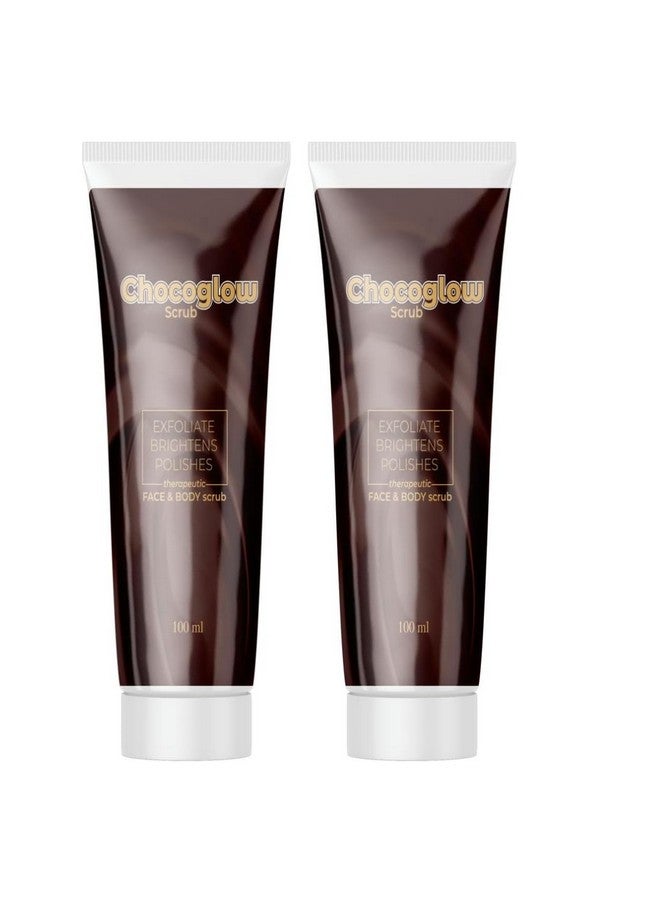 Chocoglow Scrub Pack of 2 | Exfoliating | Face & Body Scrub | Polishing | Brightening | Chocolate Scrub | 100 Ml (2 pcs) - Image 2