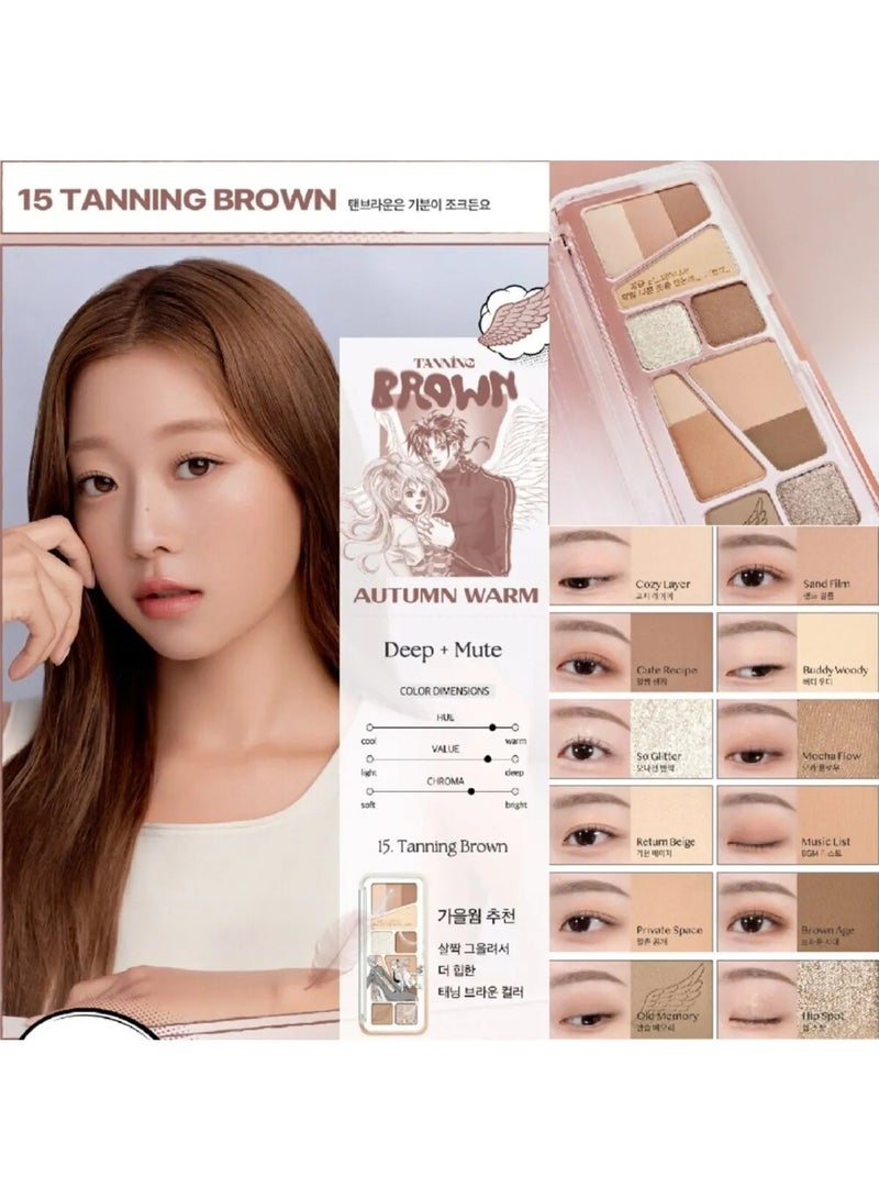 CLIO Pro Eye Palette Air Unplugged Boy Edition  (15 Tanning Brown) - Image 4