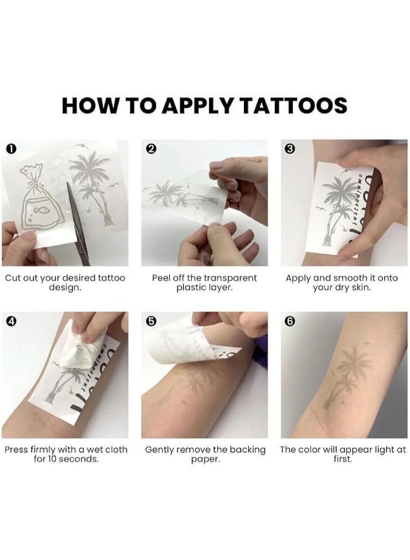 تاتو سحري مؤقت يظهر خلال ٤٨ ساعه و يدوم طويلا - Image 5