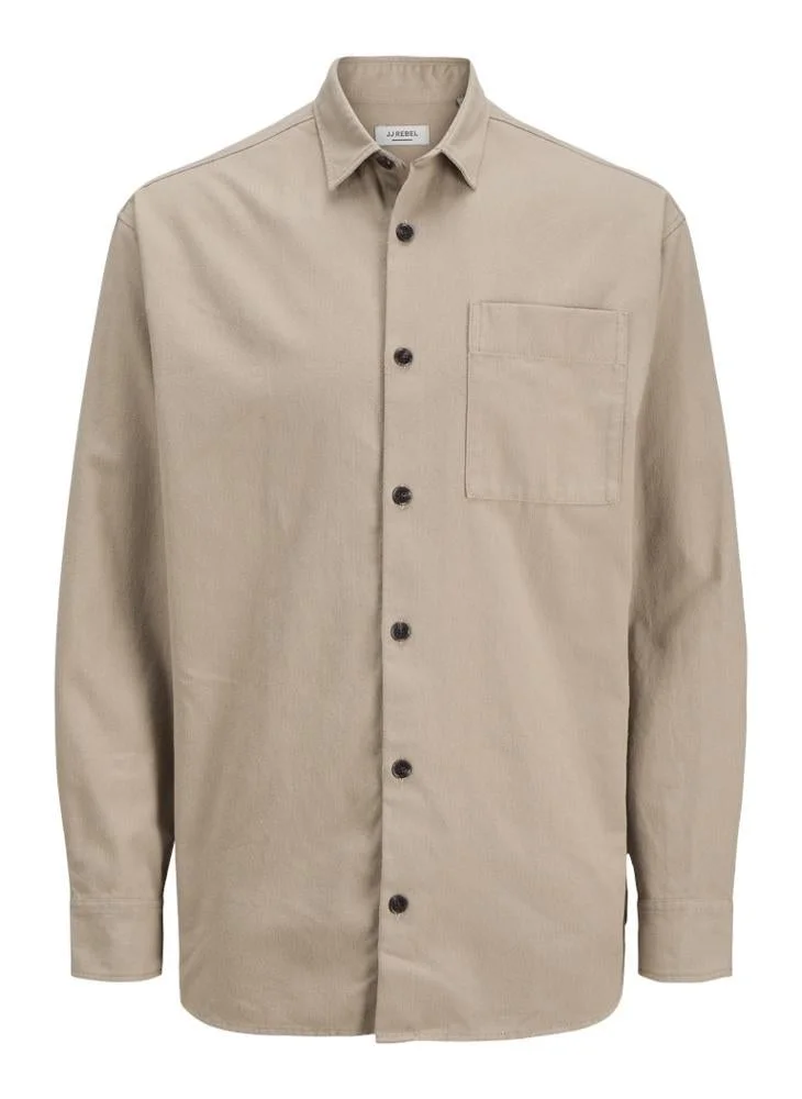 JJ Rebel solid Regular Fit Overshirt