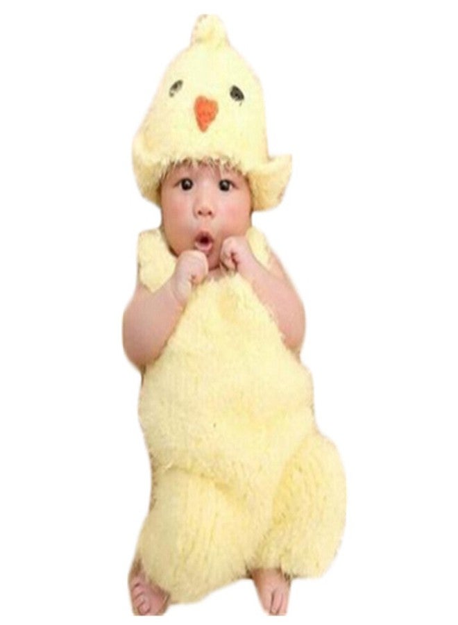 Vedory Unisex Newborn Baby Girl Boy Outfits Crochet Cute Chick Clothes Photography Props Hat Pants - Image 1
