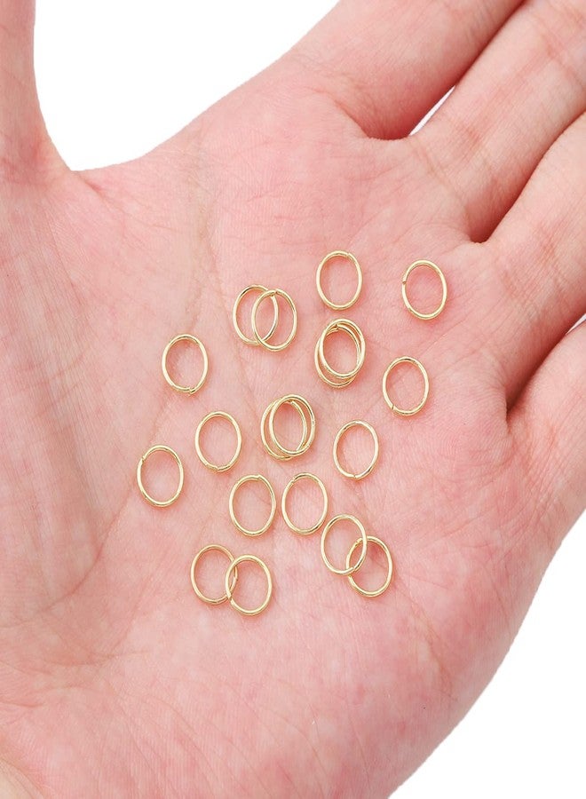 BEADIA 14K Gold Plated Jump Rings Non Tarnish 7mm 300pcs for Jewelry Making Findings - Image 3