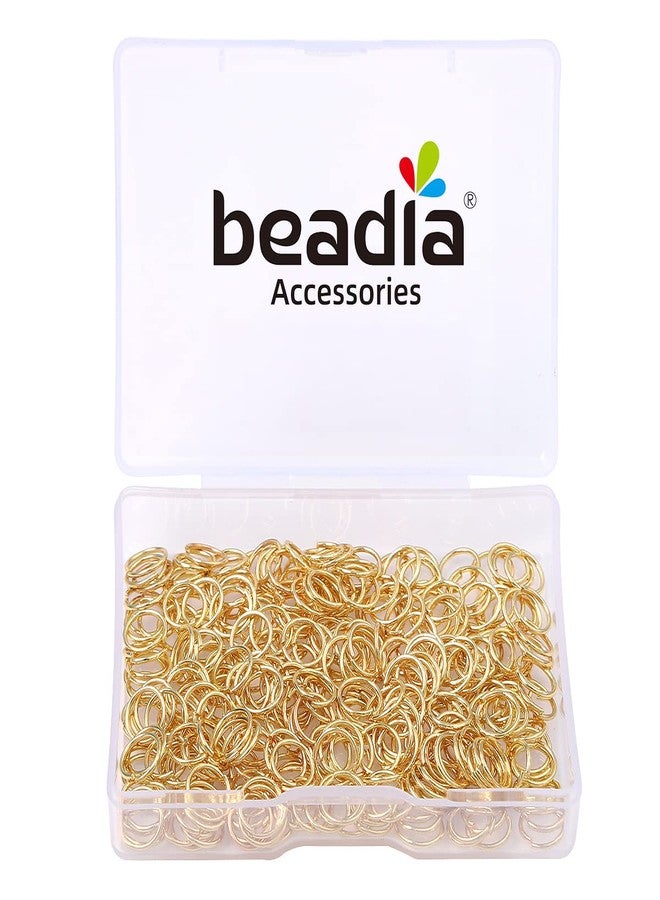 BEADIA 14K Gold Plated Jump Rings Non Tarnish 7mm 300pcs for Jewelry Making Findings - Image 4