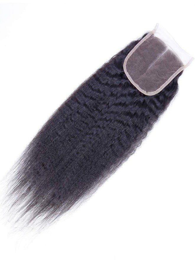 أودير وصلة شعر أودير، مقاس 14 بوصة، شعر برازيلي طبيعي 150%، كثافة 150%، دانتيل سويسري معقود يدويًا، درجة 9A، شعر ياكي طبيعي غير معالج، بدون عقد مبيضة، لون طبيعي. - Image 4