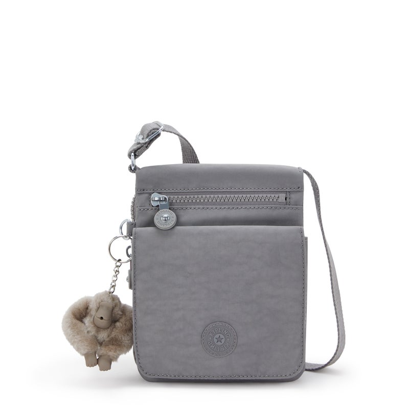 kipling New Eldorado Inviting Grey Small Crossbody - Image 1