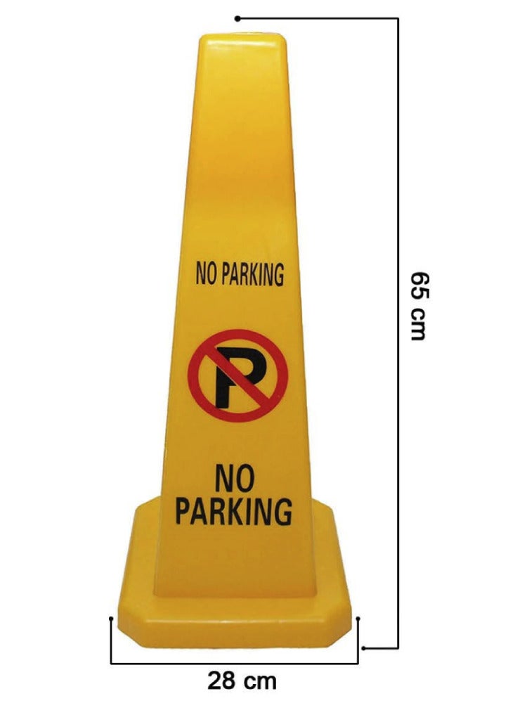 Yuwell No Parking Cones Safe Traffic Cone Plastic Road Barrier Cone Parking Stack Reflective Cone - Image 4
