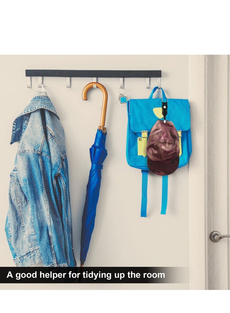 SYOSI 3 Pcs Hat Clip, Knitting Travel Hat Clip for Bag Backpack Luggage, Travel Hat Clip for Women, Kids, Adults, Outdoor Travel Accessory Black, Beige, Brown - Image 3