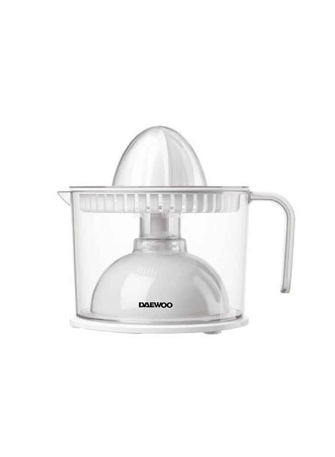 DAEWOO Electric Citrus Juicer, With Powerful Motor, Operates With Pressing Action, Suitable For Orange, Lemon (Dual Cone)- 2 Years Warranty 1 L 40 W DCJ 3352 White - Image 1