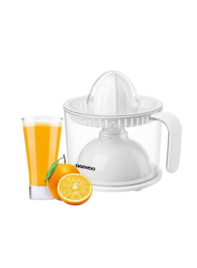 DAEWOO Electric Citrus Juicer, With Powerful Motor, Operates With Pressing Action, Suitable For Orange, Lemon (Dual Cone)- 2 Years Warranty 1 L 40 W DCJ 3352 White - Image 2