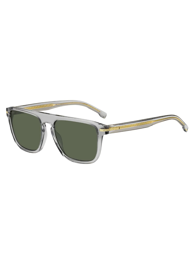 BOSS Men's UV Protection Sunglasses Boss 1599/S Grey 43.9 - Lens Size: 56 Mm