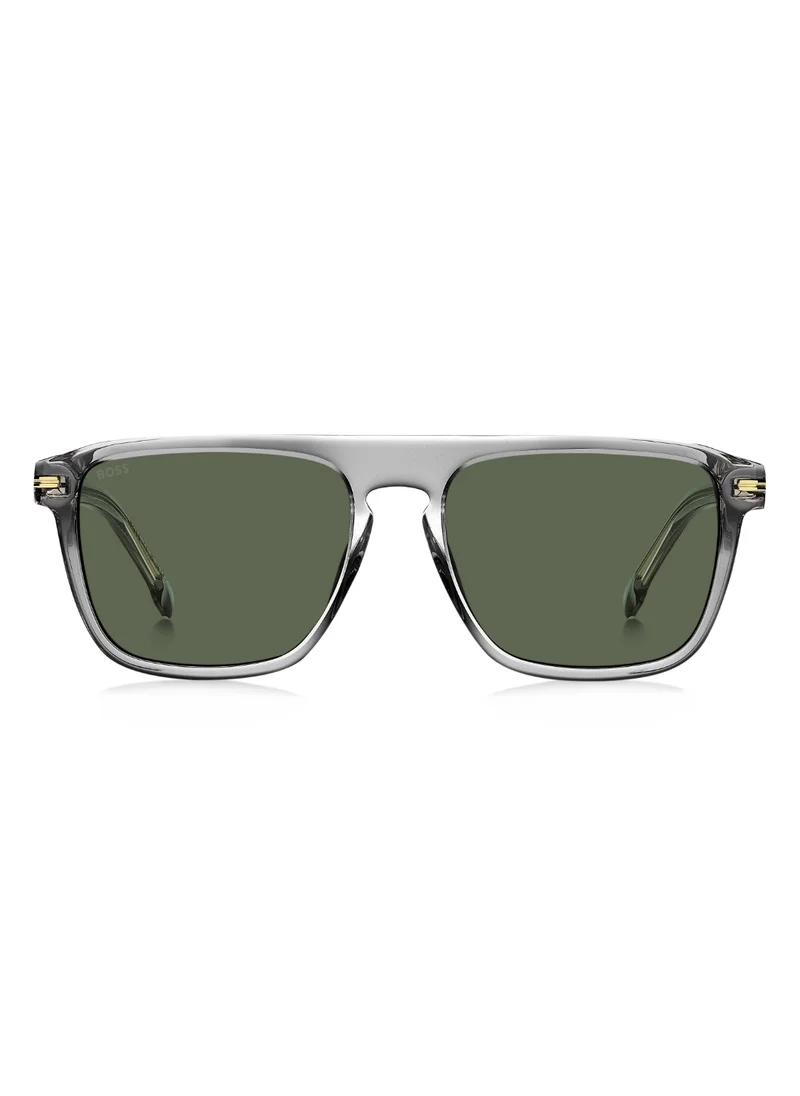 BOSS Men's UV Protection Sunglasses Boss 1599/S Grey 43.9 - Lens Size: 56 Mm