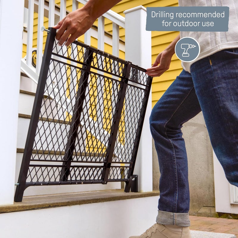 Ingenuity Doorway 42W Series Dog and Baby Gate Indoor Outdoor Wont Rust or Fade Fits 2342 Openings 24 Tall
