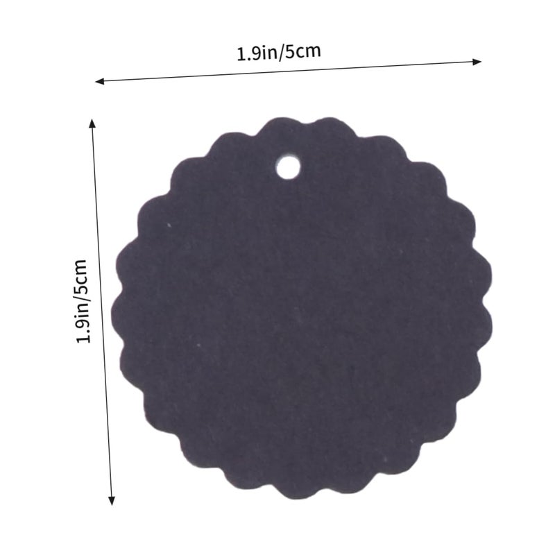 Kraft Paper Hanging Tags with Rope 100pcs Blank Labels for Packaging Crafting Decoration - Image 3