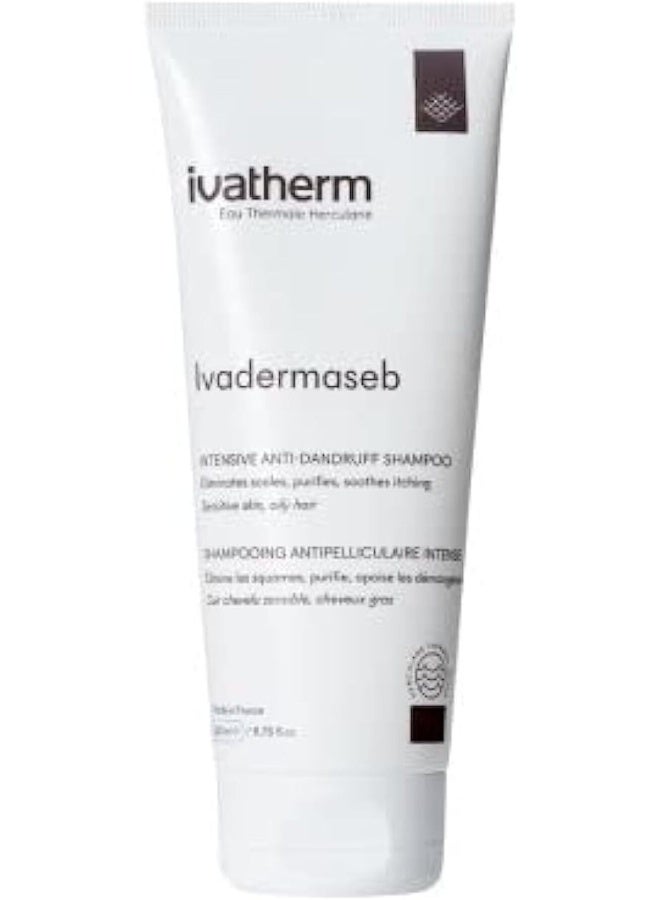 Ivatherm Evaderma Seb Shampoo for Dandruff and Oily Scalp by Evatherm, 200 ml - Image 1