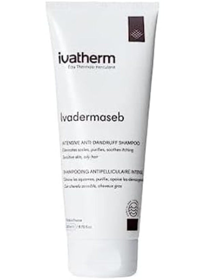 Ivatherm Evaderma Seb Shampoo for Dandruff and Oily Scalp by Evatherm, 200 ml - Image 2