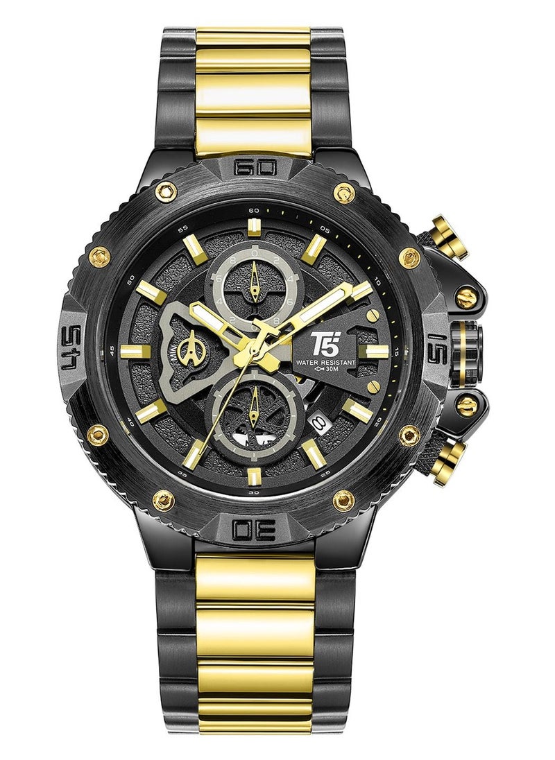 T5 - T5 Men's Chronograph Stainless Steel Watch - Image 1