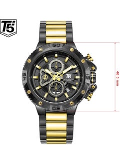 T5 T5 Men's Chronograph Stainless Steel Watch  - Image 3