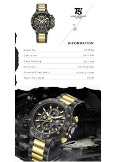 T5 T5 Men's Chronograph Stainless Steel Watch  - Image 4