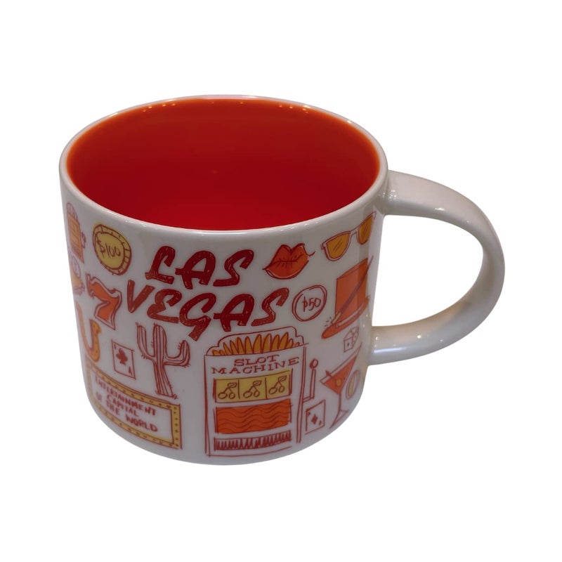 Starbucks Coffee Mug Been There Series Across The Globe Las Vegas14 ounces