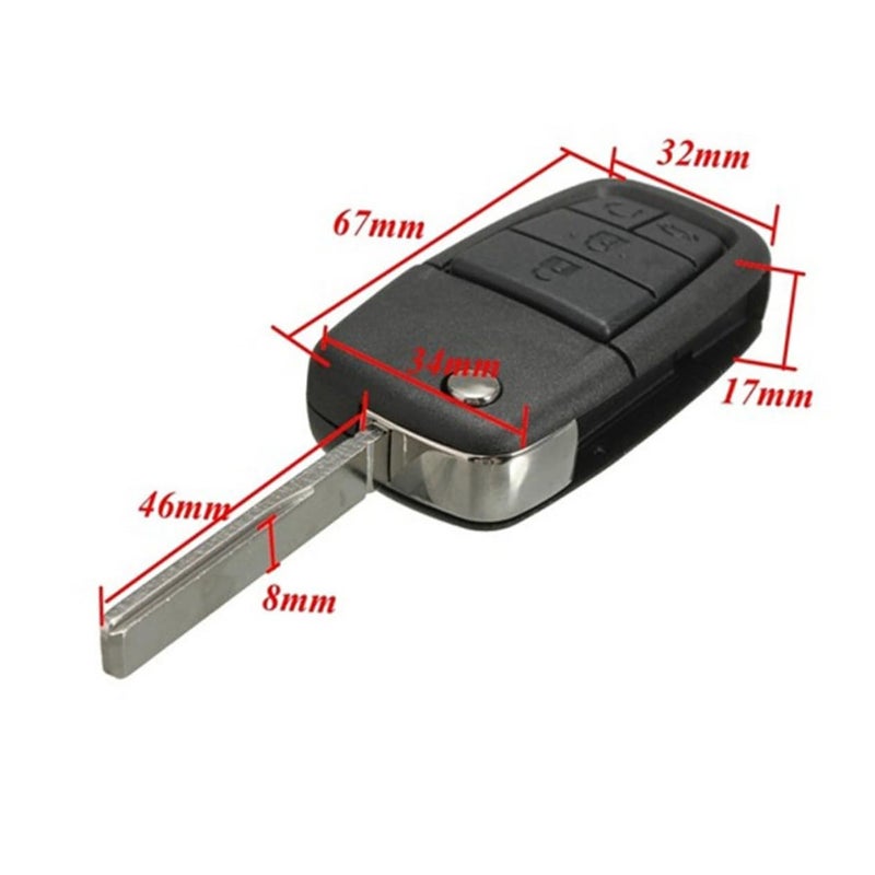 5 Keys Universal Car Key Shell Case Cover Black For Automobile Vehicle - Image 5
