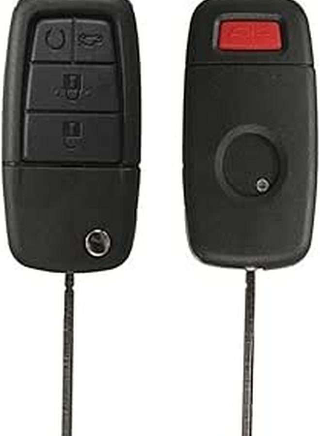 5 Keys Universal Car Key Shell Case Cover Black For Automobile Vehicle - Image 1