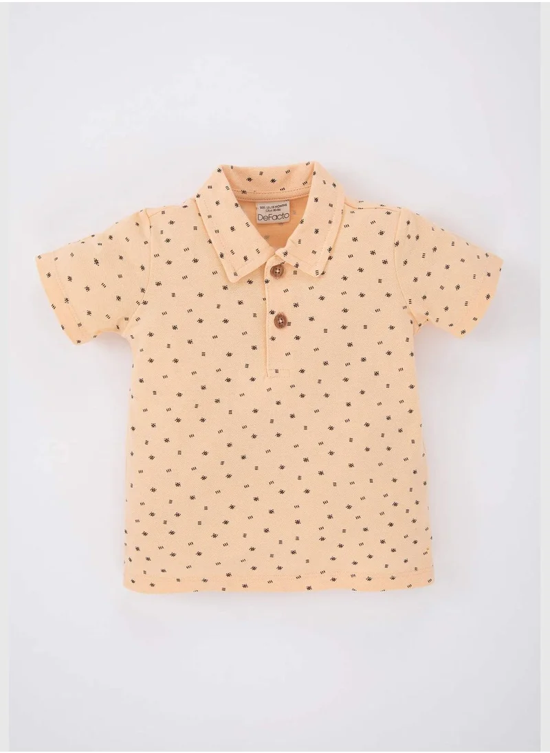 DeFacto BabyBoy Knitted Short Sleeve T-Shirt
