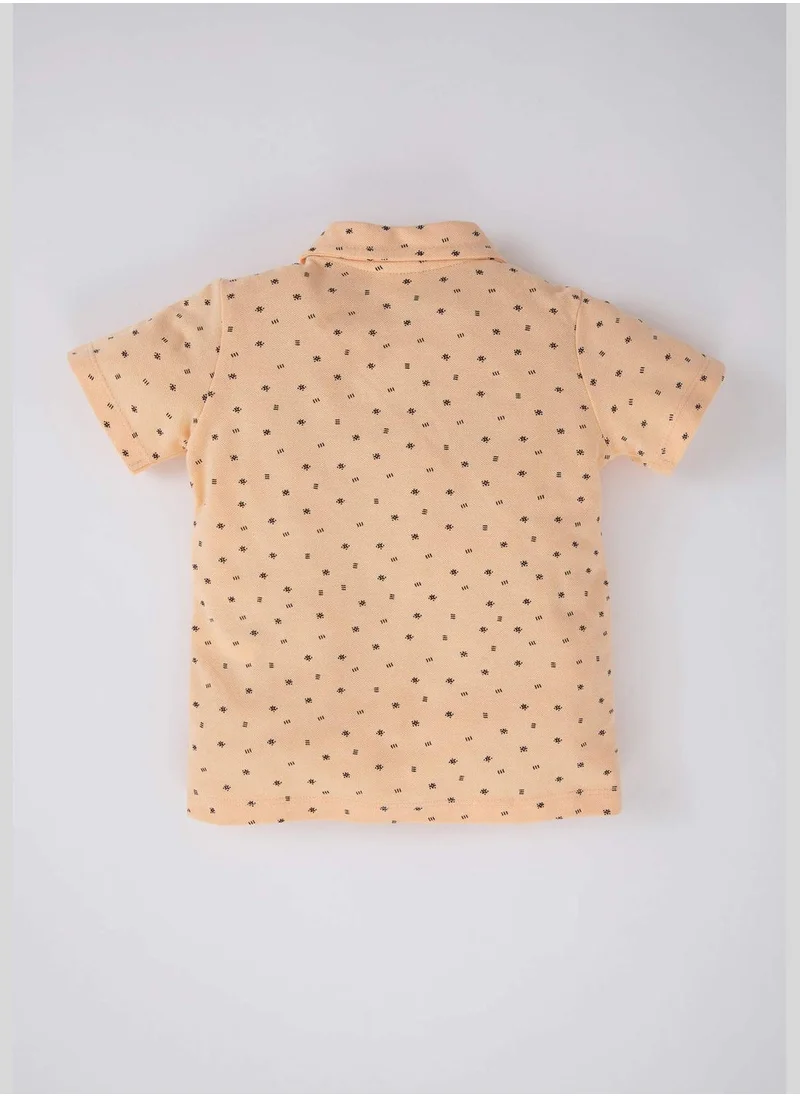 DeFacto BabyBoy Knitted Short Sleeve T-Shirt