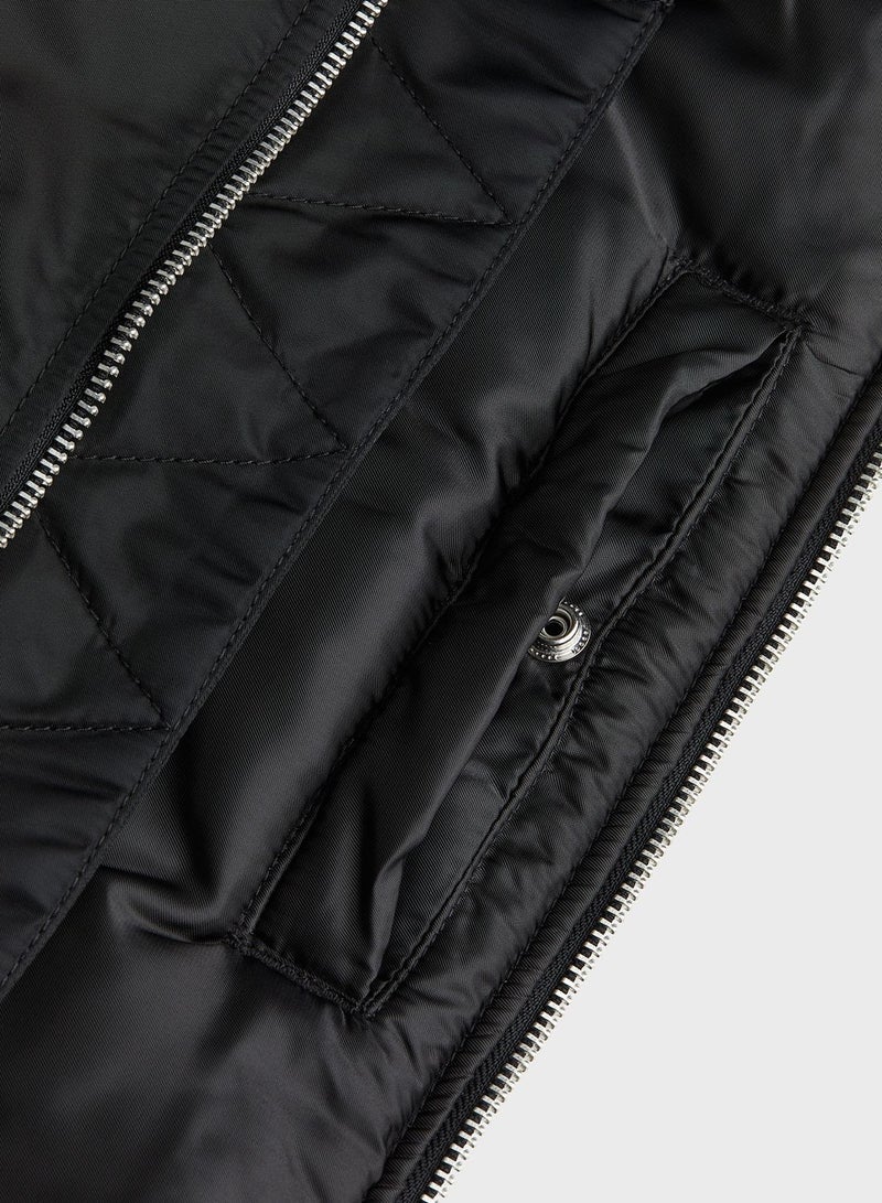 H&M Loose Fit Bomber Jacket  - Image 4