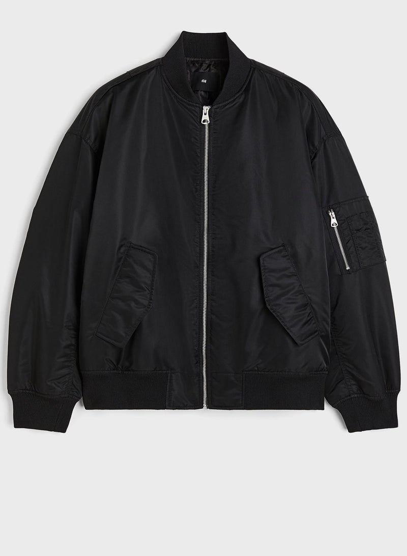 H&M Loose Fit Bomber Jacket  - Image 5