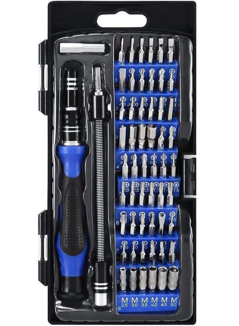NIBEMINENT 58 in 1 Precision Screwdriver Set with 54 Bits Magnetic Driver Kits, Repair Tool Kit  - Image 1
