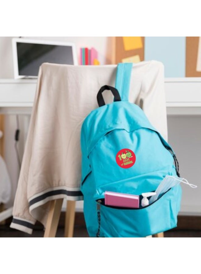 برينت شوب فور مي ملصقات اليوم المئة من المدرسة للأطفال - تصاميم مرحة وملونة للمدرسة - مجموعة ملصقات احتفال اليوم المئة من المدرسة للأطفال - مثالية للأولاد والبنات والطلاب والأنشطة الصفية - Image 4