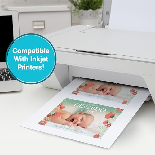 PrintWorks White Matte Cardstock 8.5" x 11" - 100 Sheets - 200 gsm Paper/110 lb Cardstock - Prints Like Matte Photo Paper - Ideal for School & Crafts - Photo Card Stock Made in the USA (00568) - Image 4