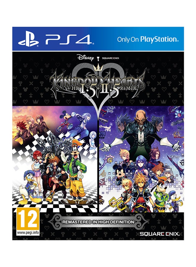 Square Enix Kingdom Hearts HD 1.5 + 2.5 Remix (Intl Version) - Role Playing - playstation_4_ps4 - Image 1