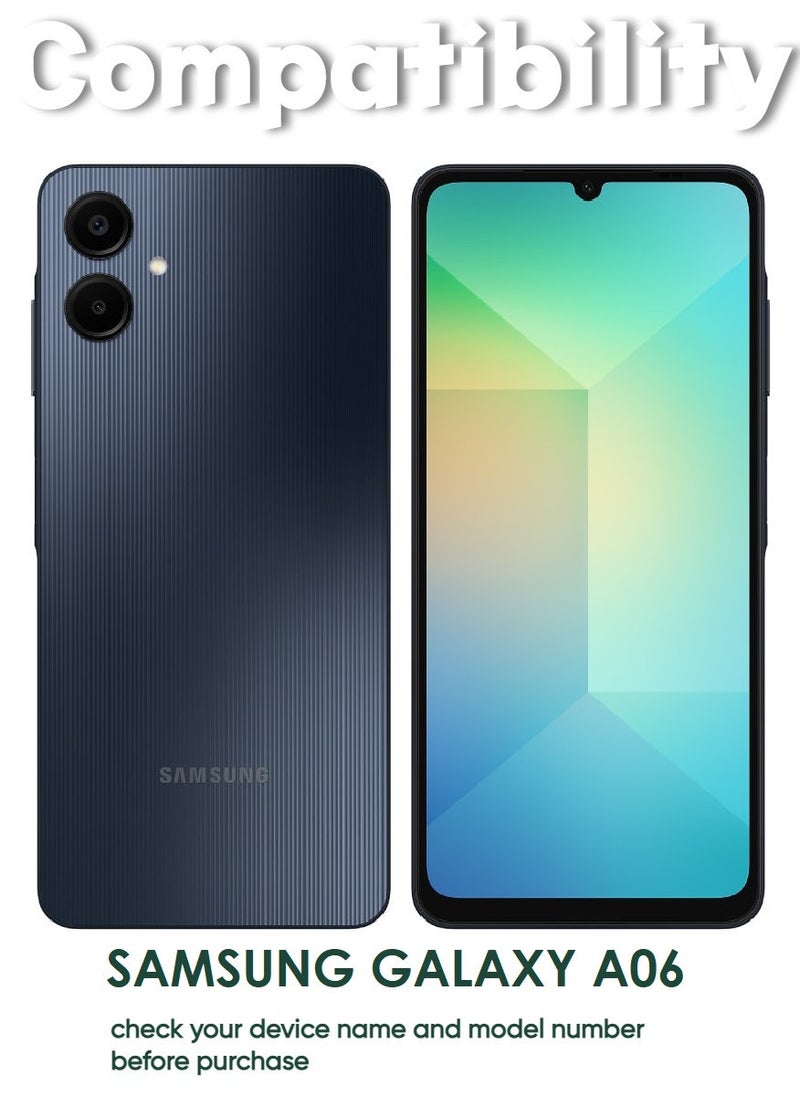 ACLIX 4 Pieces Antistatic ESD Dustproof Premium Quality High Definition Tempered Glass Screen Protector Designed For Samsung Galaxy A06 - Image 3